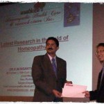 Felicitation by Dean Homeopathy Cyberjaya University Malaysia